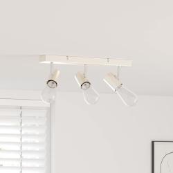Spot de plafond Nickel 38 x 6,5 x 11,5 cm M&eacute;tal