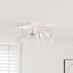 Spot de plafond Nickel 26,5 x 26 x 11,5 cm M&eacute;tal