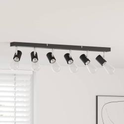 Spot de plafond Noir 73 x 6,5 x 11,5 cm M&eacute;tal