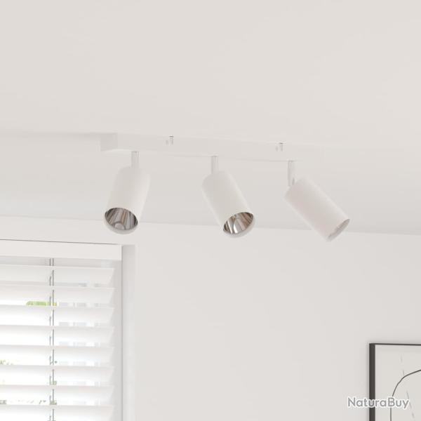 Spot de plafond avec des projecteurs Blanc 38 x 6 x 16 cm M�tal