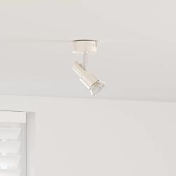 Spot de plafond Nickel 8 x 8 x 10,5 cm Acier