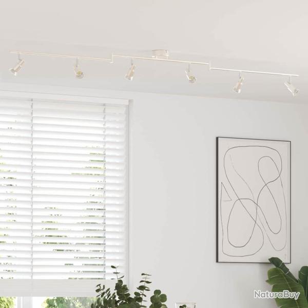 Spot de plafond Nickel 176,5 x 9,5 x 14 cm Acier