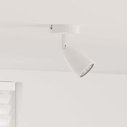 Spot de plafond avec des projecteurs Blanc 8 x 8 x 14 cm M&eacute;tal
