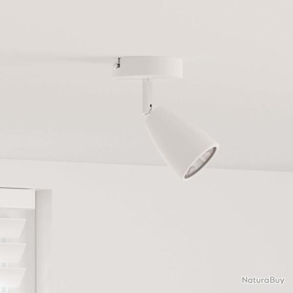Spot de plafond avec des projecteurs Blanc 8 x 8 x 14 cm M�tal