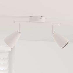 Spot de plafond Blanc 25.5 x 8 x 16 cm M&eacute;tal
