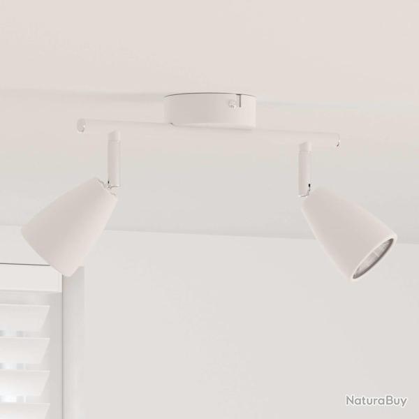 Spot de plafond Blanc 25.5 x 8 x 16 cm M�tal