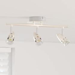 Spot de plafond Nickel 36,5 x 10 x 12,5 cm M&eacute;tal