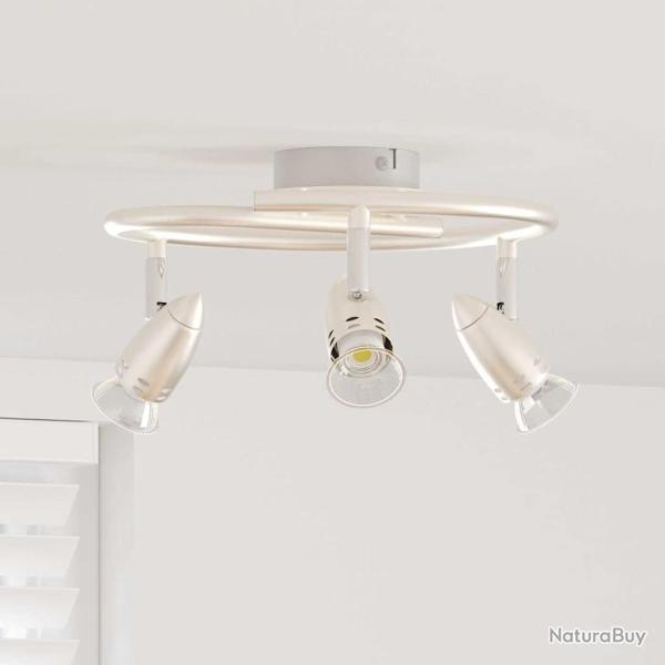 Spot de plafond Nickel 24 x 22 x 12,5 cm M�tal