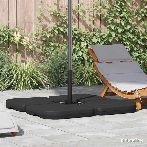 Base de parasol portable Sable/Eau 60 L