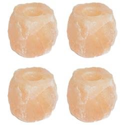 Supports de bougies en sel Rose Sel de Roche