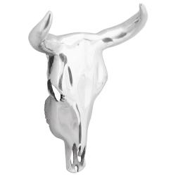 Cr&acirc;ne de taureau Argent&eacute; 34 x 13 x 53 cm Aluminium