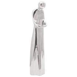 Sculpture Argent&eacute; 10 x 16 x 49 cm Aluminium