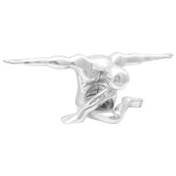 Sculpture Argent&eacute; 91,5 x 32 x 33 cm Aluminium