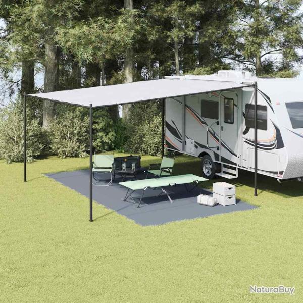 Tapis de tente Bleu et gris 600 � 300 cm Poly�thyl�ne