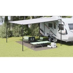 Tapis de tente Gris clair 500 x 250 cm Poly&eacute;thyl&egrave;ne