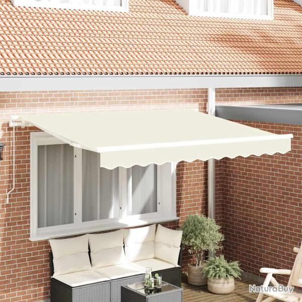 Toile de rechange pour auvent Cr�me 330 x 195 cm Polyester