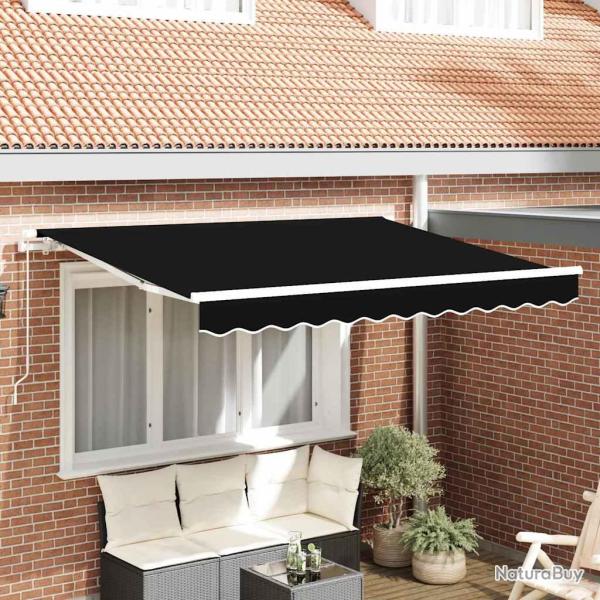 Toile de rechange pour auvent Noir 330 x 245 cm Polyester