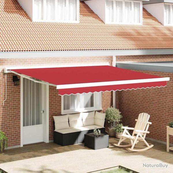 Toile de rechange pour auvent Rouge 4 � 3 m Polyester