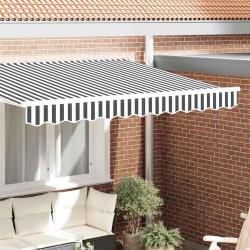 Remplacement de lambrequin Anthracite et blanc 2,5 m Polyester