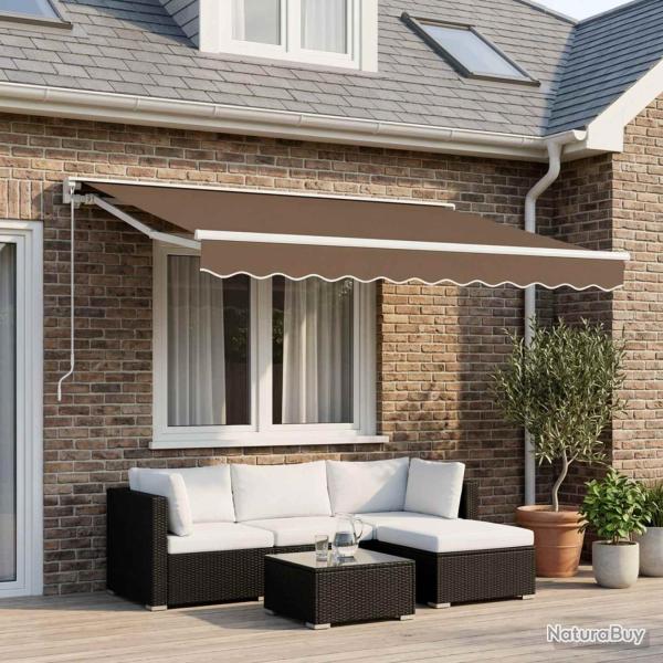 Lambrequin de rechange pour store banne, 2,5 m, beige, polyester