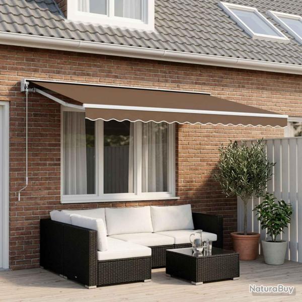 Lambrequin de rechange en polyester beige pour la terrasse, 6 m