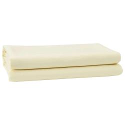 Toile de rechange pour auvent Cr&egrave;me 1000 x 160 cm Polyester
