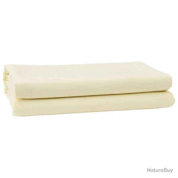Toile de rechange pour auvent Cr�me 1000 x 160 cm Polyester