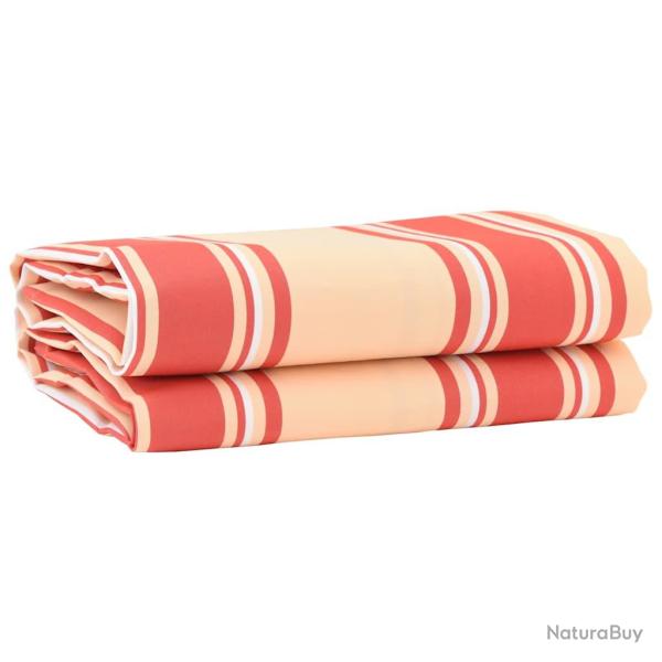 Toile de rechange pour auvent Jaune et Orange 1000 x 160 cm