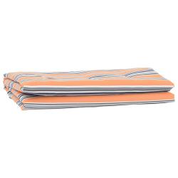 Toile de rechange pour auvent Bleu et Orange 1000 x 160 cm