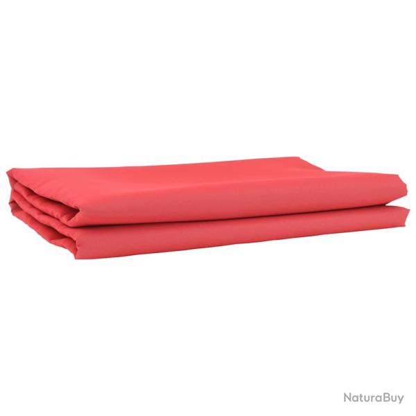 Toile de rechange pour auvent Rouge 1000 x 160 cm Polyester
