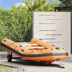 Remorque de bateau Argent&eacute; 302 x 107 x 42 cm Acier
