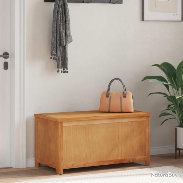 Bo�te de rangement 90 x 45 x 45 cm Bois de ch�ne massif