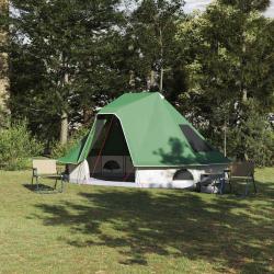 Tente Tipi avec toit Vert 466 x 310 x 240 cm taffetas