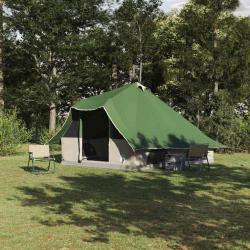 Tente Tipi avec toit Vert 358 x 296 x 258 cm taffetas