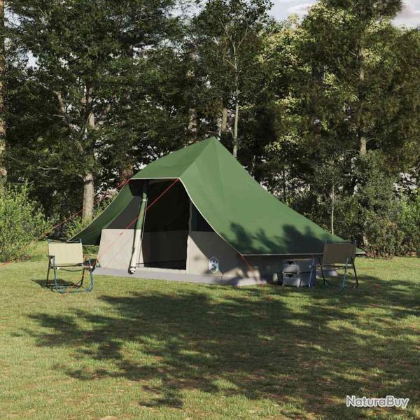 Tente Tipi avec toit Vert 364 x 281 x 257 cm taffetas