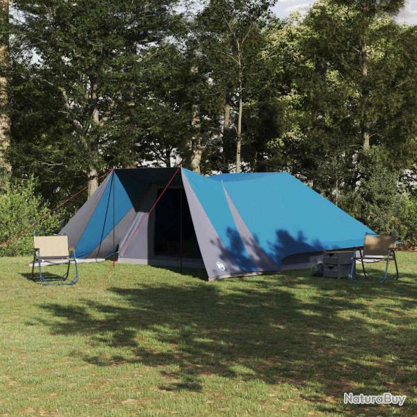 Tente Tipi avec toit Bleu 660 x 456 x 200 cm taffetas