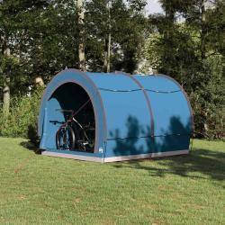 Tente de rangement pour v&eacute;los Bleu 256 x 222 x 182 cm taffetas