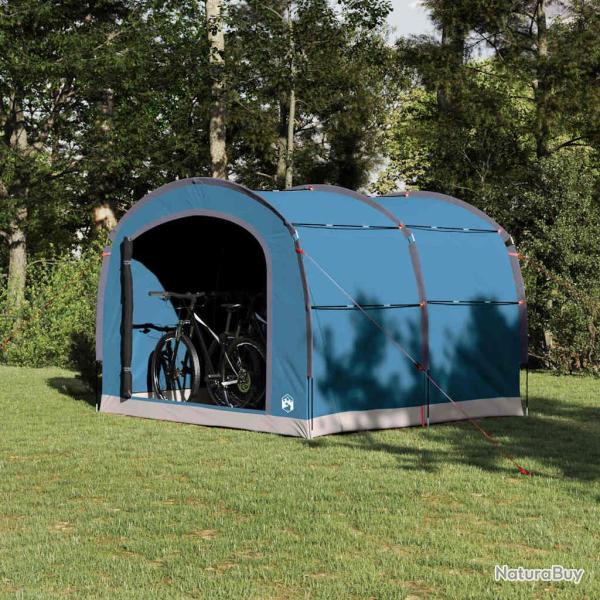 Tente imperm�able, en polyester, bleue, pour le camping, 268 � 240 � 191 cm