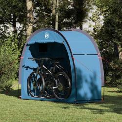 Tente de rangement pour v&eacute;los avec toit Bleu 210 x 90 x 174 cm