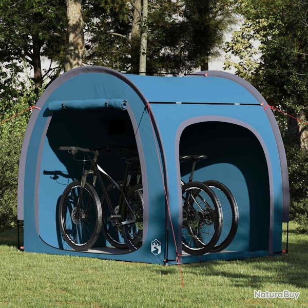 Tente de rangement pour v�los avec toit Bleu 218 x 156 x 180 cm