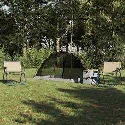 Tente avec toit avec stockage Gris et Noir 236 x 150 x 136 cm