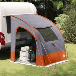 Tente de hayon personne 194 x 180 x 210 cm Gris et orange