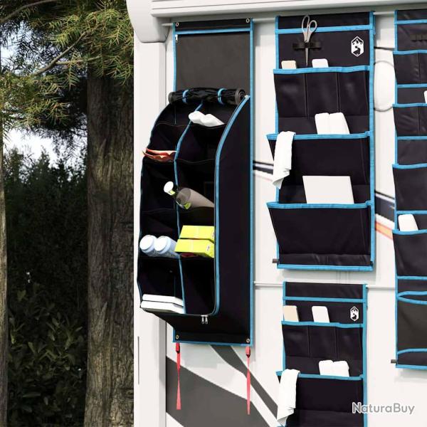 Sac de rangement avec stockage Noir et Bleu 140 x 43 cm oxford