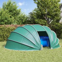 D&ocirc;me de tente de piscine 538 x 440 x 204 cm Vert Mer