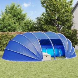 D&ocirc;me de tente de piscine 640 x 432 x 205 cm Bleu azure