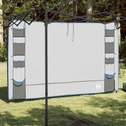 Organisateur de tente suspendu Gris et bleu 320 x 182 cm oxford