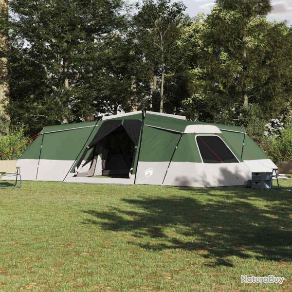 Tente familiale pour 16 personnes, verte, en taffetas, imperm�able