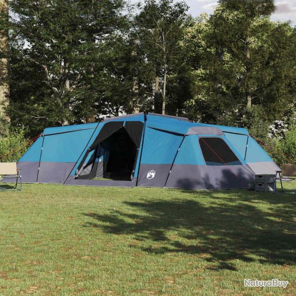 Tente familiale avec toit Bleu 833 x 585 x 216 cm taffetas