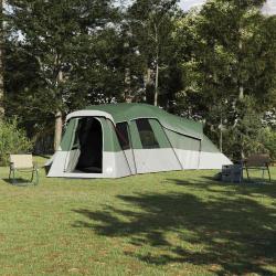 Tente familiale pour 20 personnes, verte, en taffetas, imperm&eacute;able