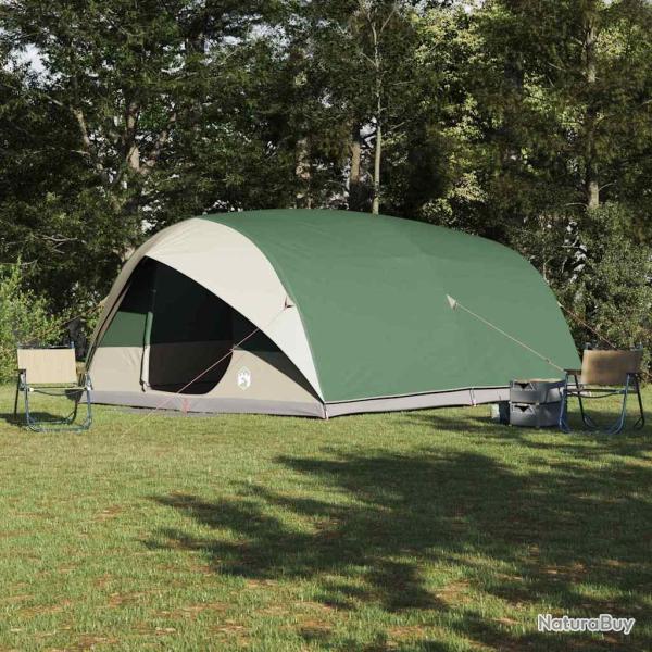 Tente tunnel imperm�able, taffetas, verte, pour le camping, 10 personnes